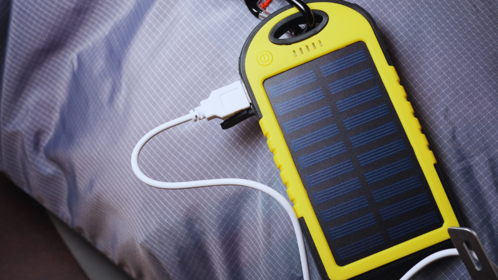 portable solar battery pack