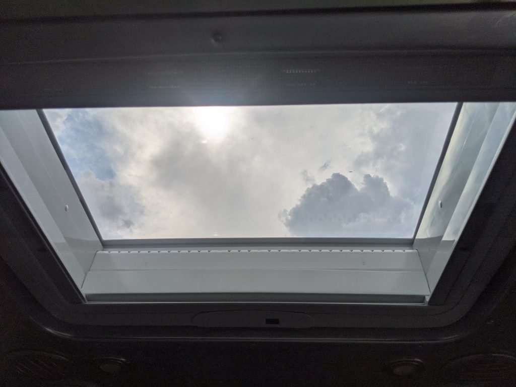 RV skylight